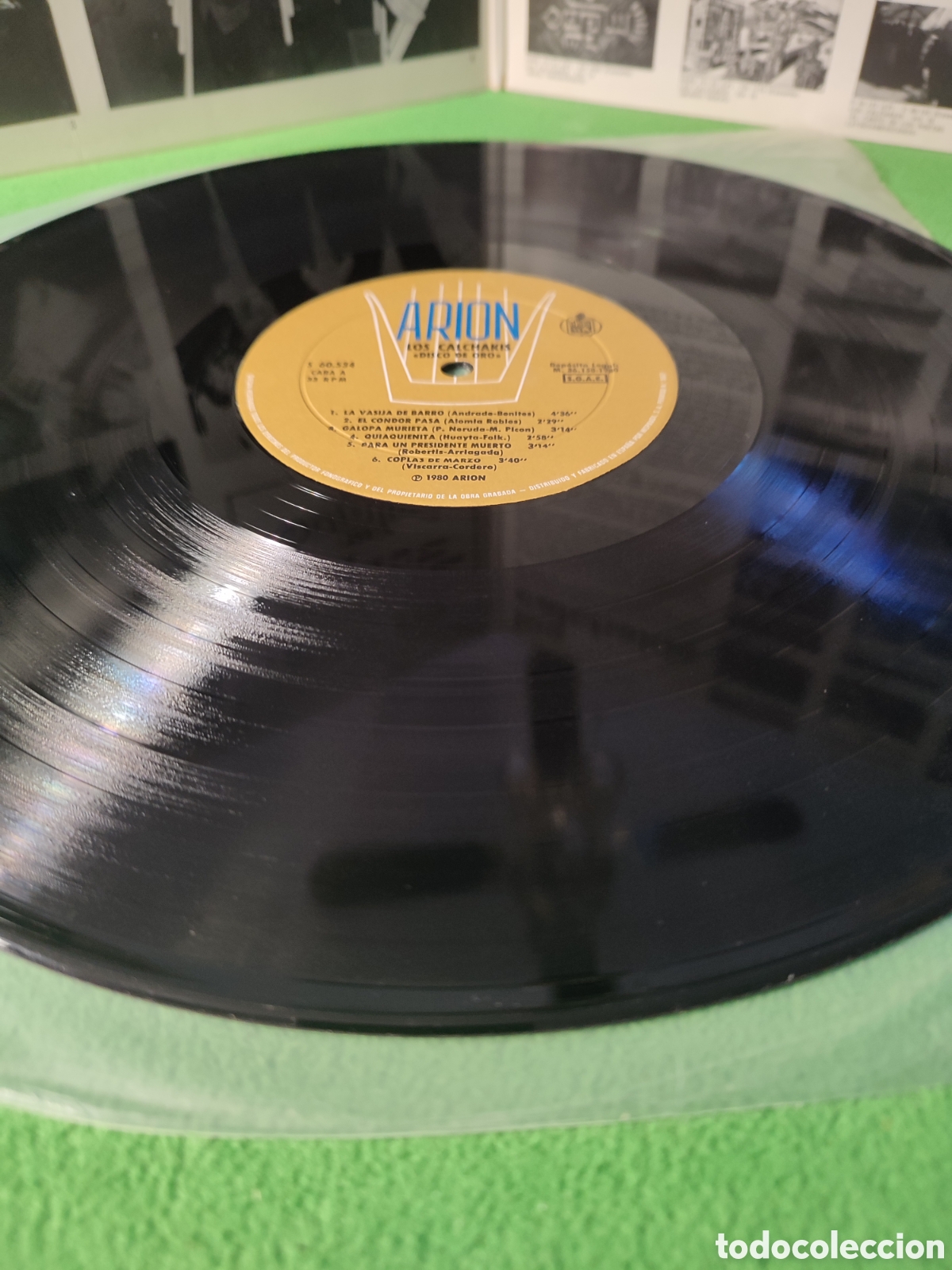 Discos de vinilo: Los Calchakis - Disco de oro Edici&oacute;n 1980 - Foto 3