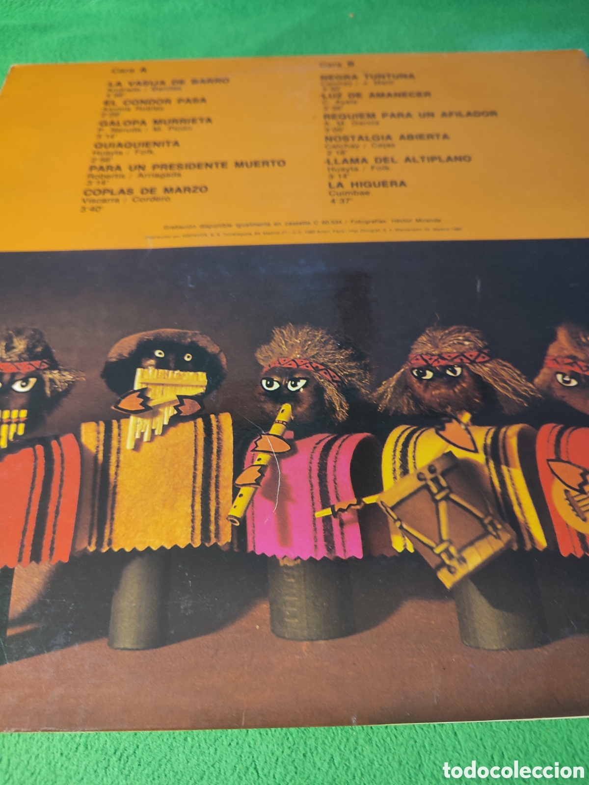 Discos de vinilo: Los Calchakis - Disco de oro Edici&oacute;n 1980 - Foto 4