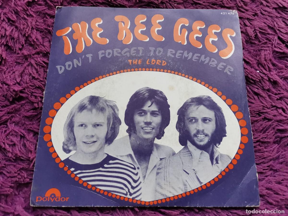 Discos de vinil: The Bee Gees &ndash; Don't Forget To Remember Vinilo 7&rdquo; Single 1969 France 421 476