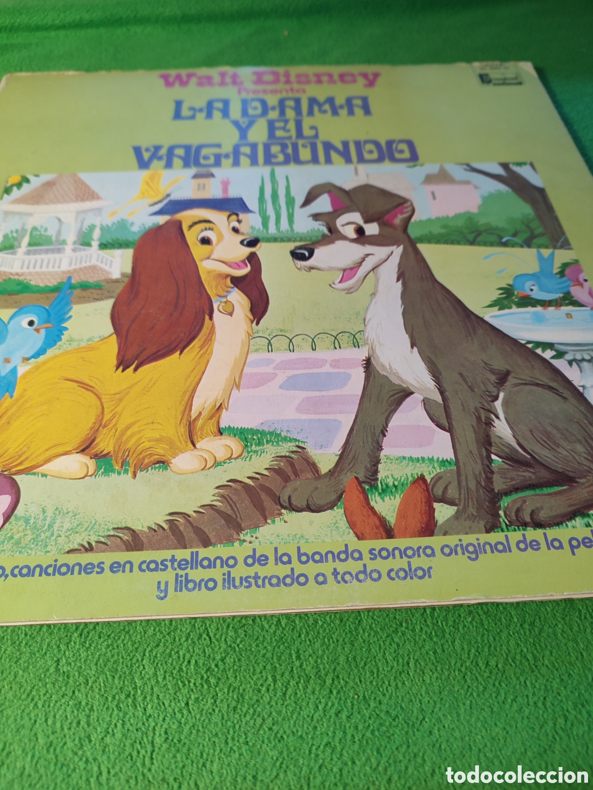 Discos de vinilo: Walt Disney - BSO La Dama y el Vagabundo - Foto 1