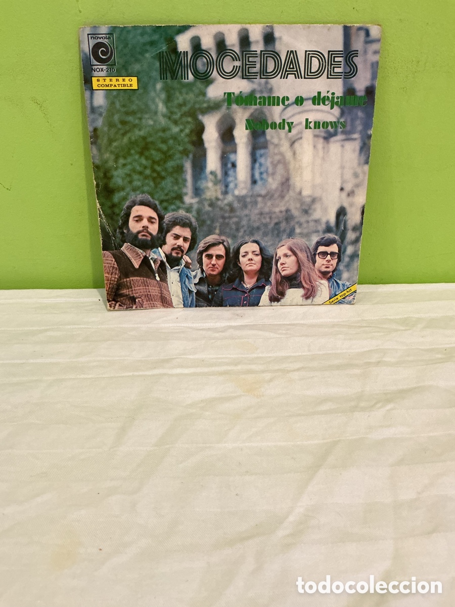 Disques de vinyle: Mocedades &ndash; T&oacute;mame o d&eacute;jame &ndash; Single 1974