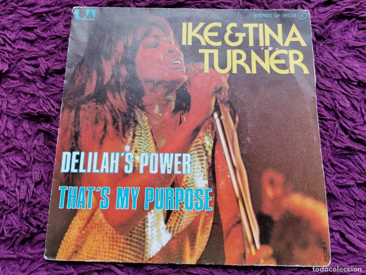 Discos de vinilo: Ike & Tina Turner &ndash; Delila's Power Vinilo 7&rdquo; Single 1975 France UP 36028