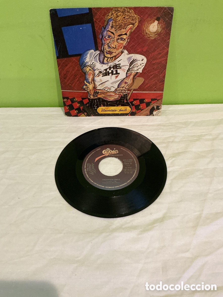 Discos de vinilo: The The &ndash; Uncertain Smile &ndash; Single 1982 - Foto 2