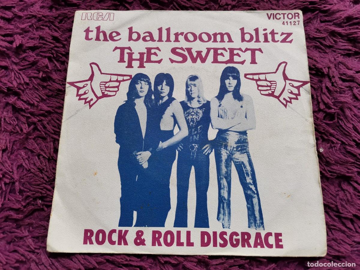 Disques de vinyle: The Sweet &ndash; The Ballroom Blitz Vinilo 7&rdquo; Single 1973 France 41.127