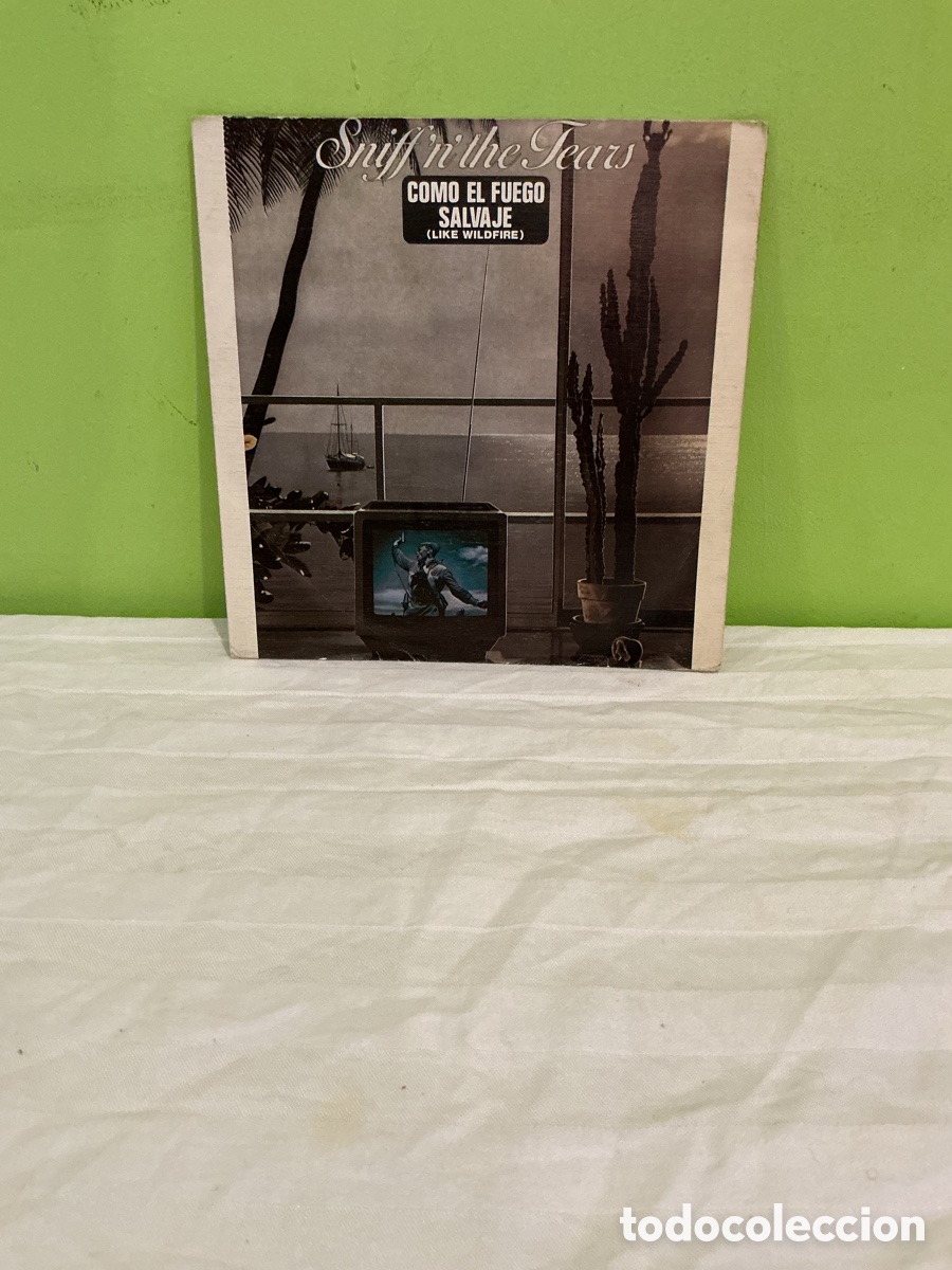 Disques de vinyle: Sniff &rsquo;n&rsquo; the Tears &ndash; Como el fuego salvaje &ndash; Single 1982