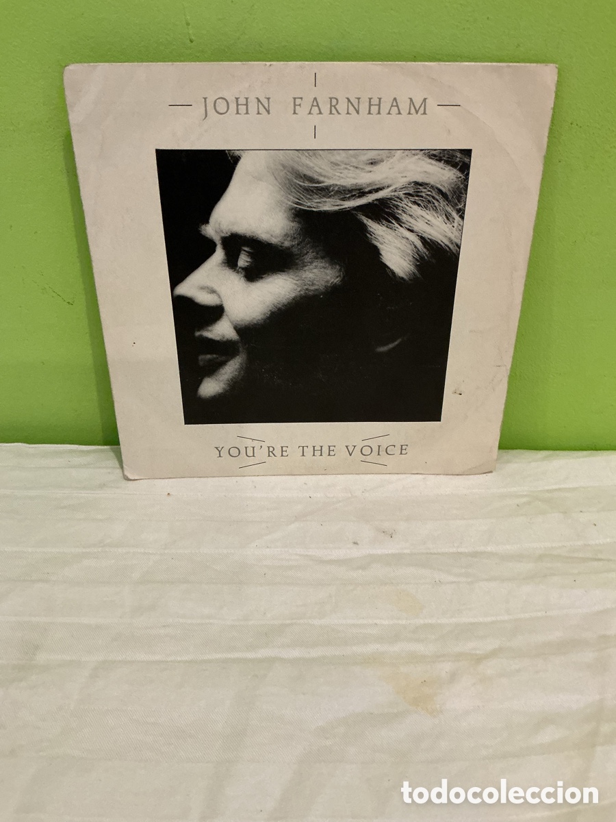 Disques de vinyle: John Farnham &ndash; You&rsquo;re the Voice &ndash; Single 1987