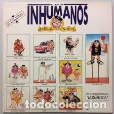 Discos de vinilo: solo portada de ... Inhumanos, Los + La Demencia - Directum Tremens (Zafiro, 1992)