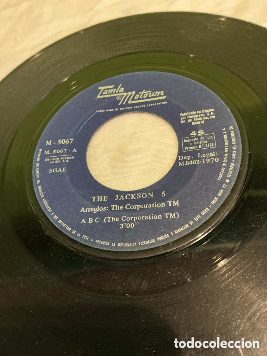 Discos de vinilo: The Jackson Five &ndash; ABC &ndash; Single 1970 - Foto 3