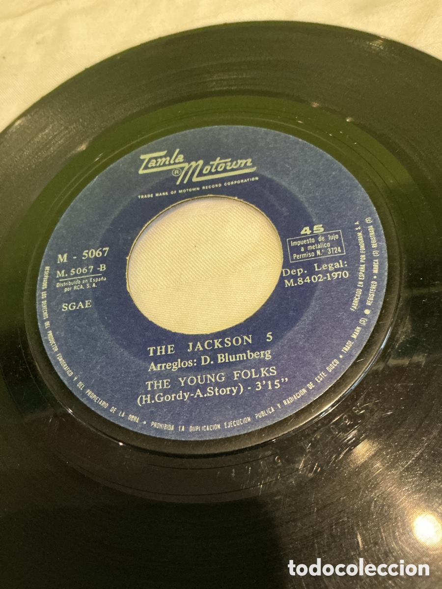 Discos de vinilo: The Jackson Five &ndash; ABC &ndash; Single 1970 - Foto 4