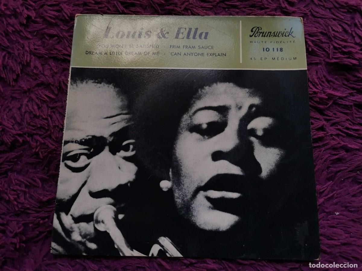 Vinyl-Schallplatten: Louis & Ella &ndash; Louis & Ella Vinilo 7&rdquo; EP 1957 France 10 118