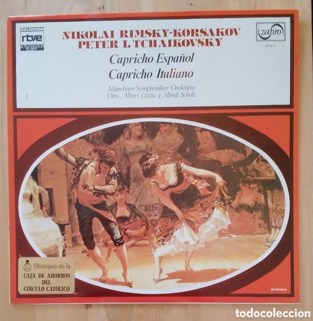 Disques de vinyle: DISCO VINILO. LP. EL MUNDO DE LA MUSICA. RTVE. 1977. CAPRICHO ESPA&Ntilde;OL Y CAPRICHO ITALIANO