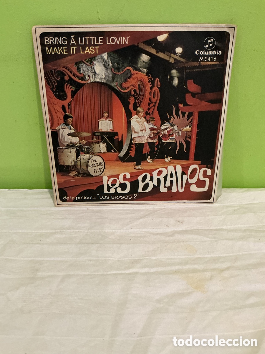 Discos de vinilo: Los Bravos &ndash; Bring a Little Lovin&rsquo; &ndash; Single 1968 - Foto 1
