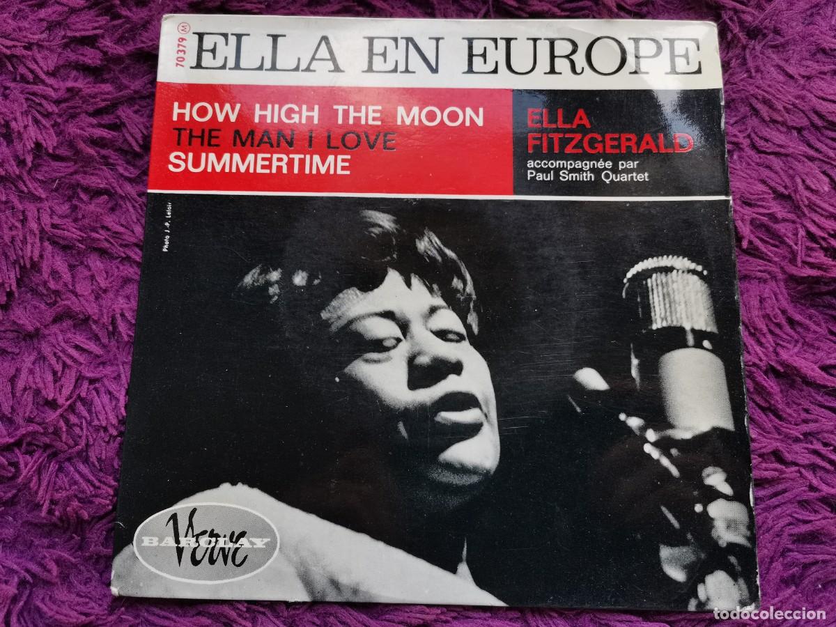 Vinyl-Schallplatten: Ella Fitzgerald - Ella En Europe Vinilo 7&rdquo; EP 1964 France 70379