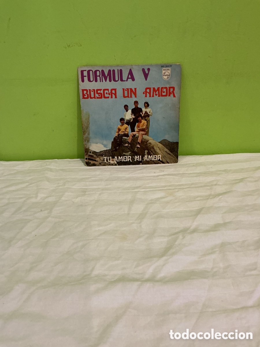 Discos de vinilo: F&oacute;rmula V &ndash; Busca un amor &ndash; Single 1969 - Foto 5