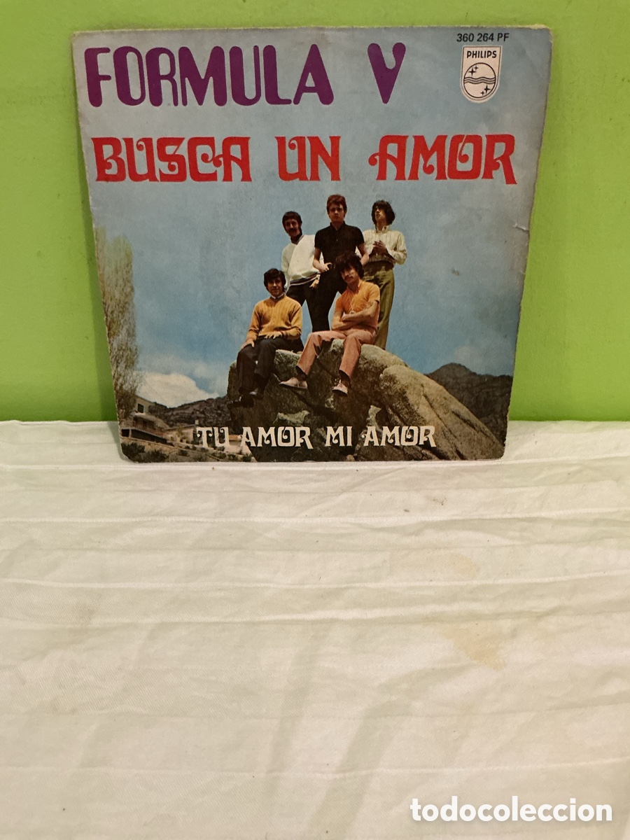 Discos de vinilo: F&oacute;rmula V &ndash; Busca un amor &ndash; Single 1969