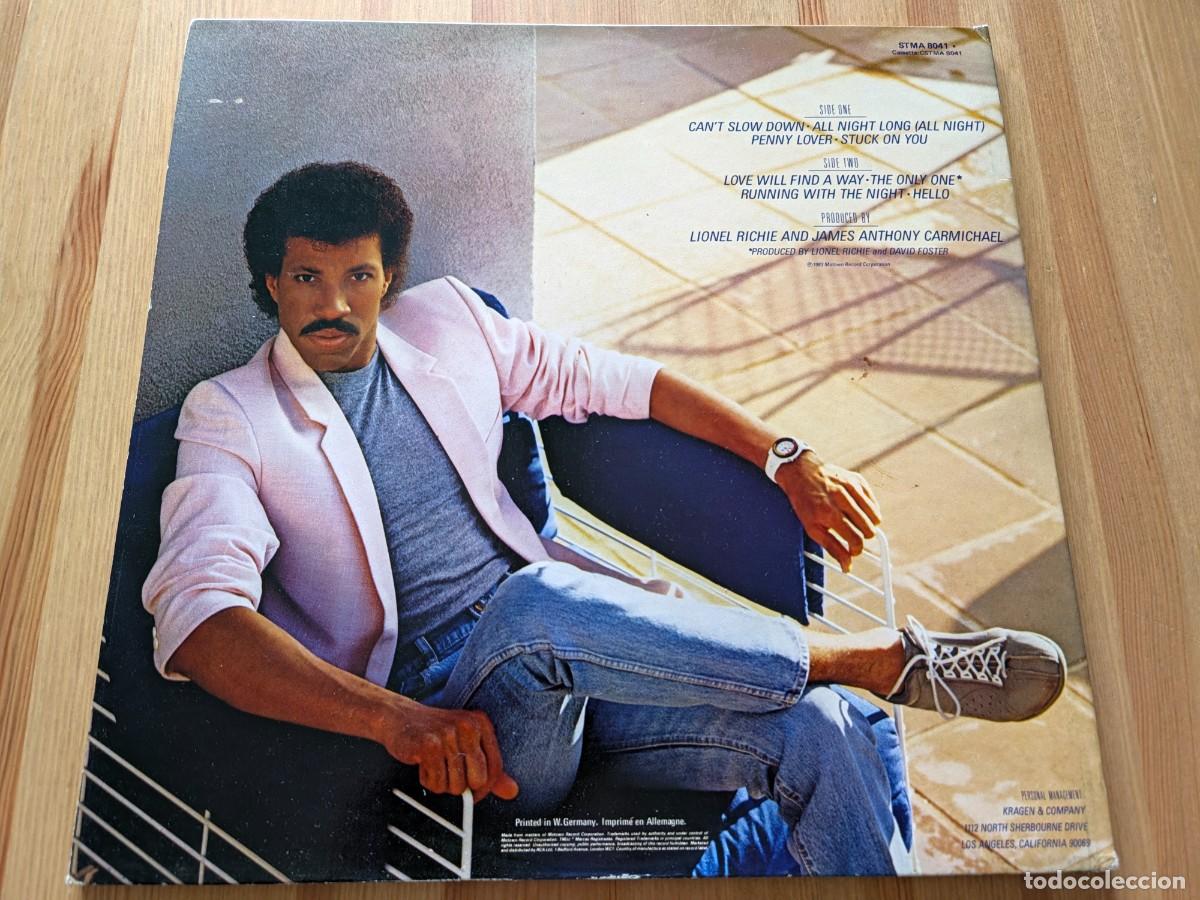 Discos de vinilo: Lionel Richie &ndash; Cant Slow Down - Foto 3