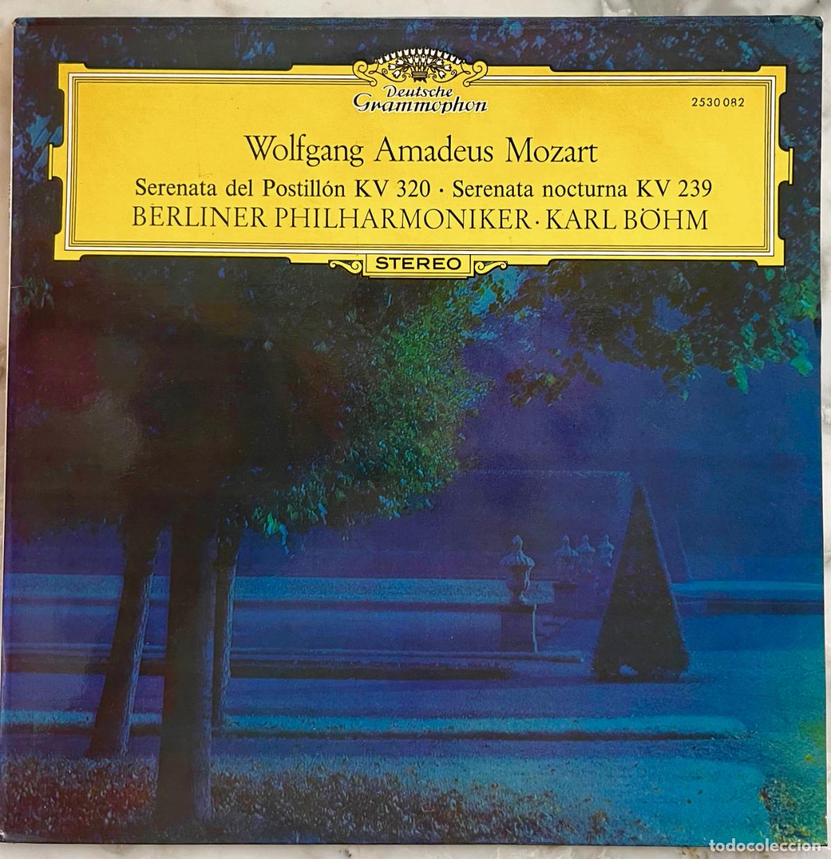 Discos de vinilo: MOZART. SERENATA DEL POSTILLON. SERENATA NUCTURNA. LP ORIGINAL ESPA&Ntilde;A 1974