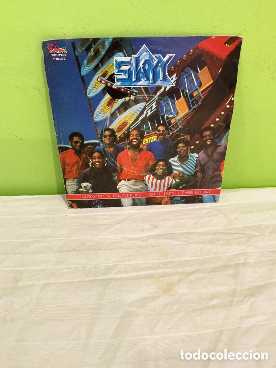 Disques de vinyle: Skyy &ndash; Movin&rsquo; Violation &ndash; Single hacia 1982
