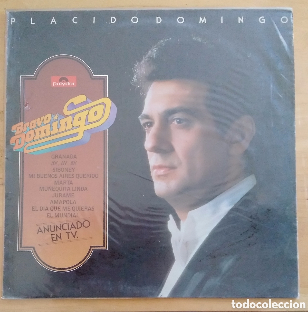 Disques de vinyle: DISCO VINILO. LP. BRAVO DOMINGO. PLACIDO DOMINGO. 1982