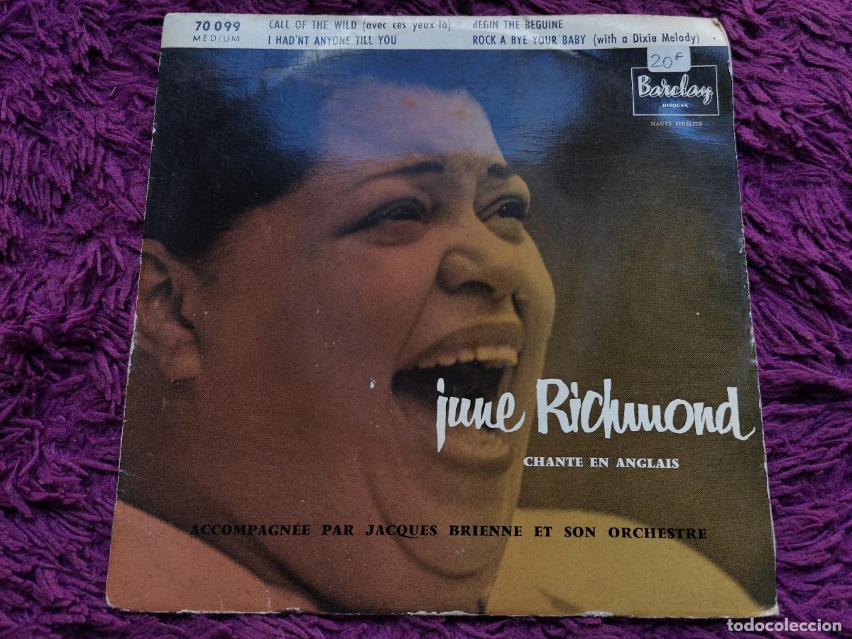 Vinyl-Schallplatten: June Richmond &ndash; 4 - Chante En Anglais Vinilo 7&rdquo; EP 1957 France 70 099