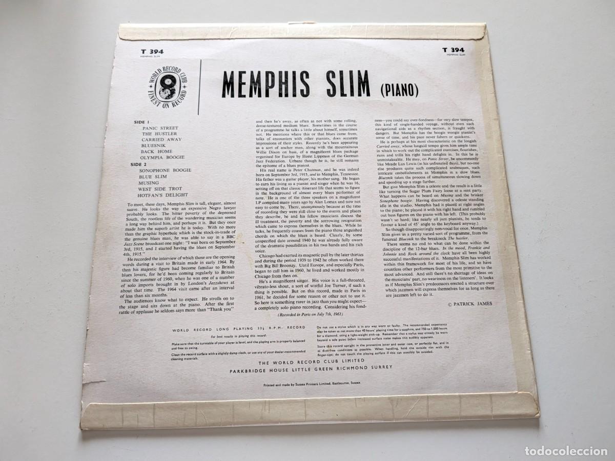 Discos de vinilo: Memphis Slim &ndash; Memphis Slim - Foto 2
