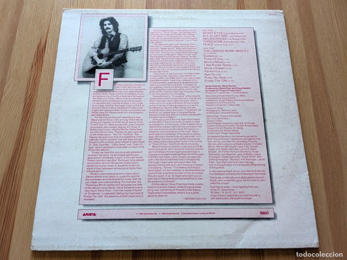 Discos de vinilo: Steve Khan &ndash; Evidence - Foto 2