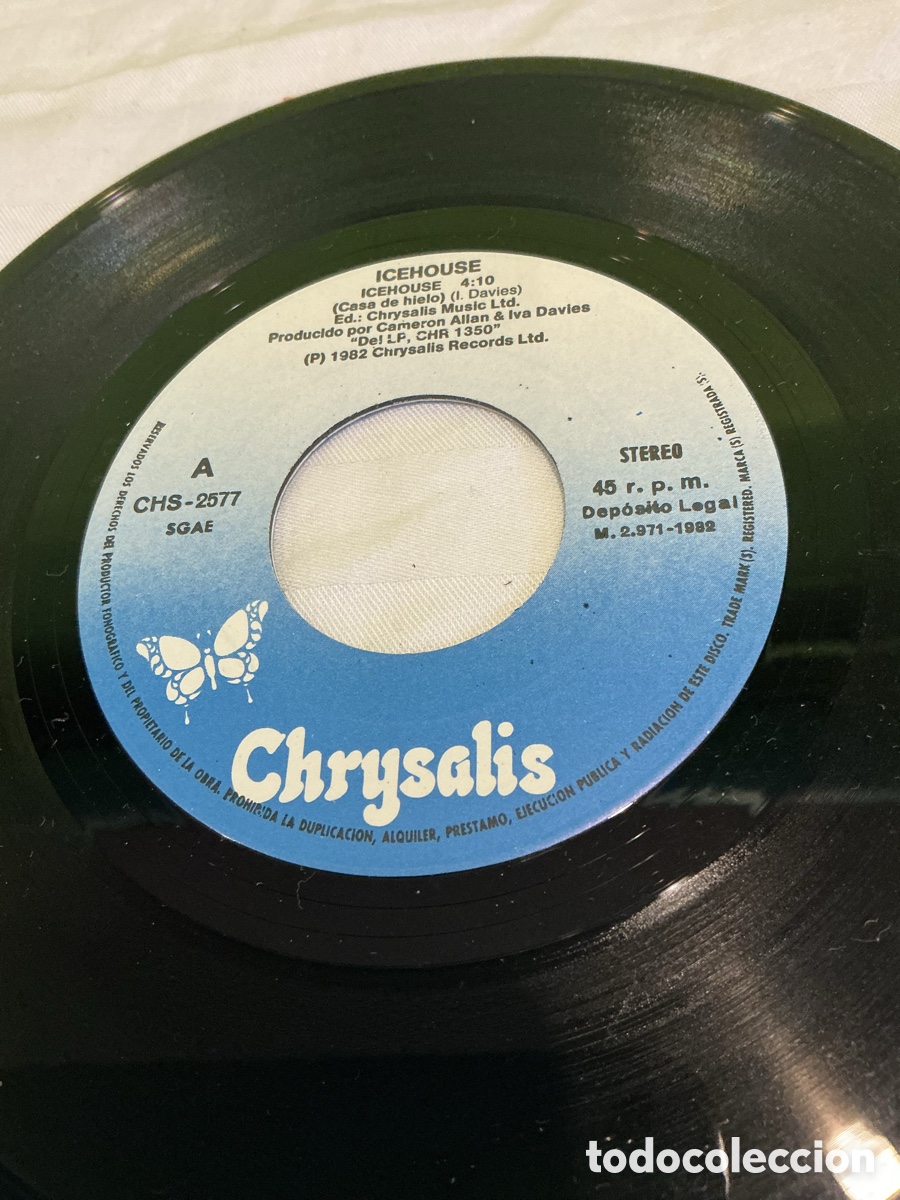 Discos de vinilo: Icehouse &ndash; Casa de hielo &ndash; Single 1982 - Foto 3