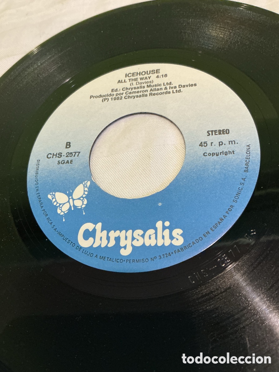 Discos de vinilo: Icehouse &ndash; Casa de hielo &ndash; Single 1982 - Foto 4