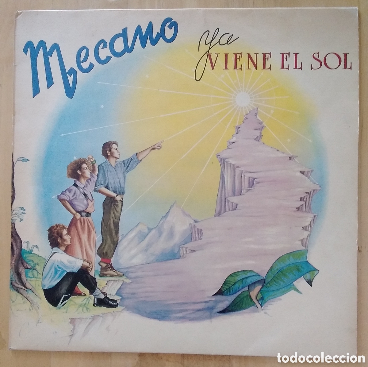 Discos de vinilo: DISCO VINILO. LP. MECANO. YA VIENE EL SOL.1984