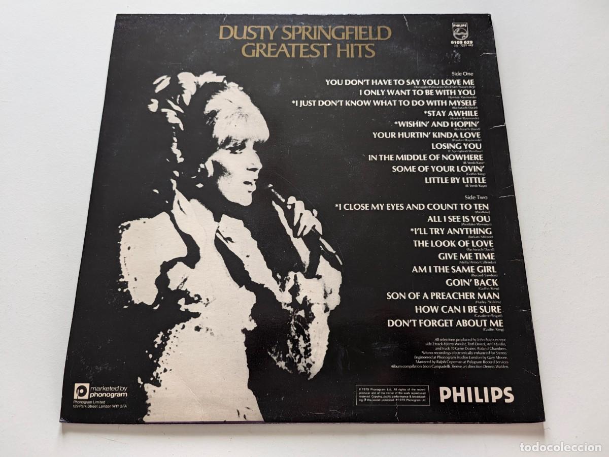 Discos de vinilo: Dusty Springfield &ndash; Greatest Hits - Foto 2