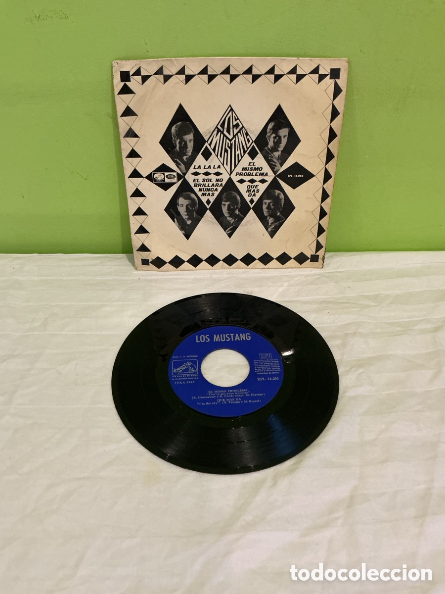 Discos de vinilo: Los Mustang &ndash; La La La &ndash; EP 1966 - Foto 2