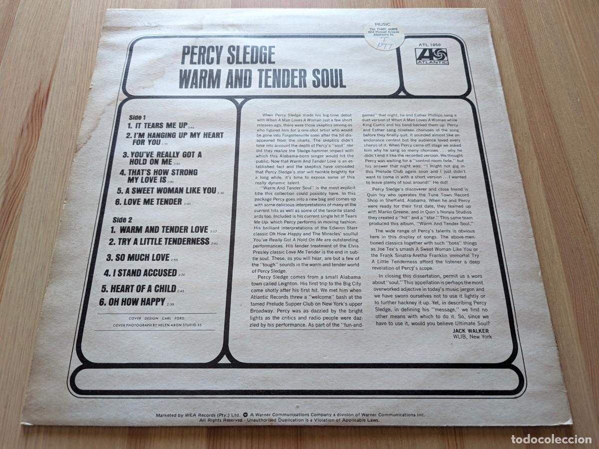 Discos de vinilo: Percy Sledge &ndash; Warm & Tender Soul - Foto 2