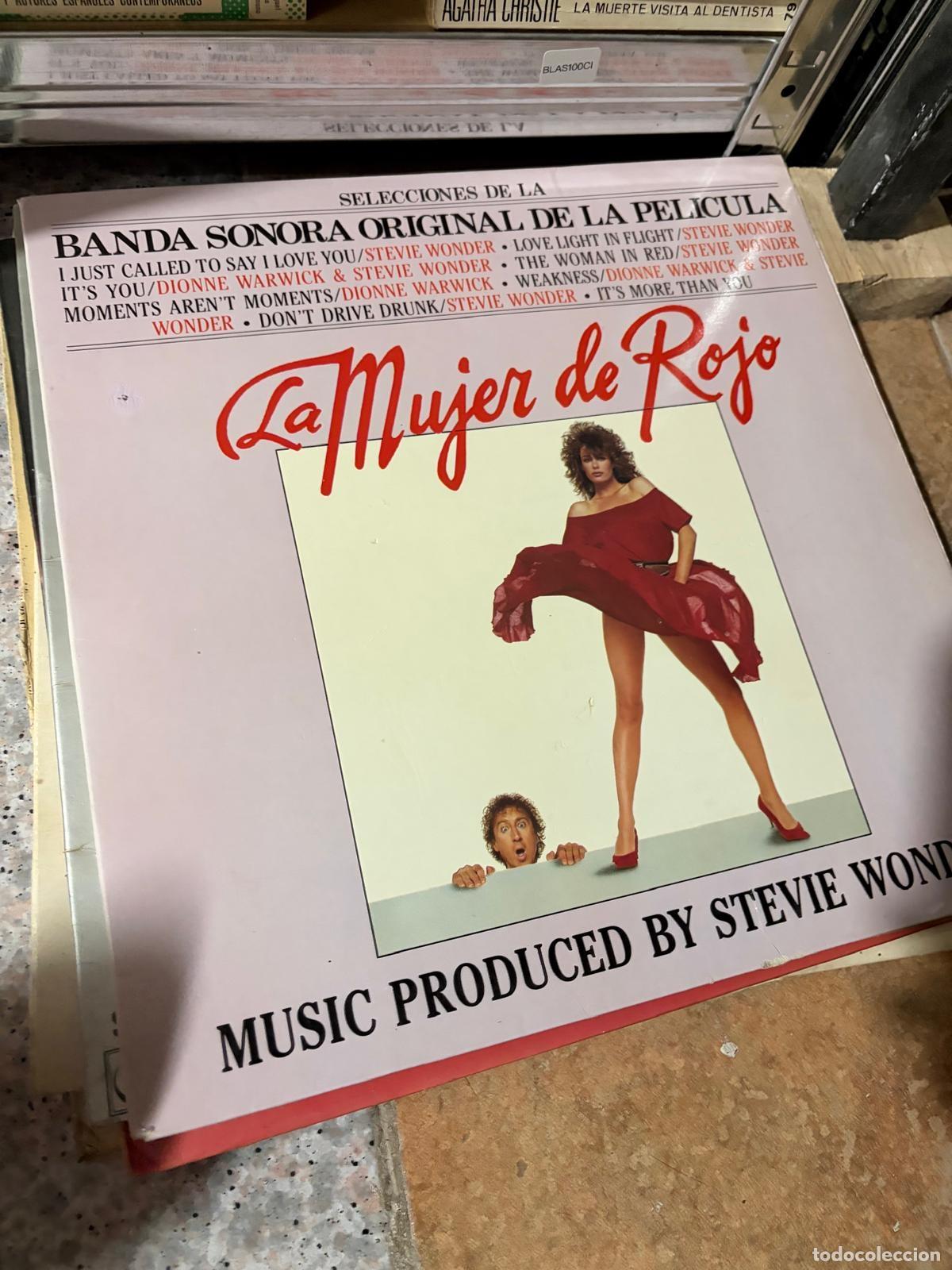 Discos de vinilo: BLAS100CI - LP - La mujer de rojo - Banda sonora original de DISCO VINILO LP