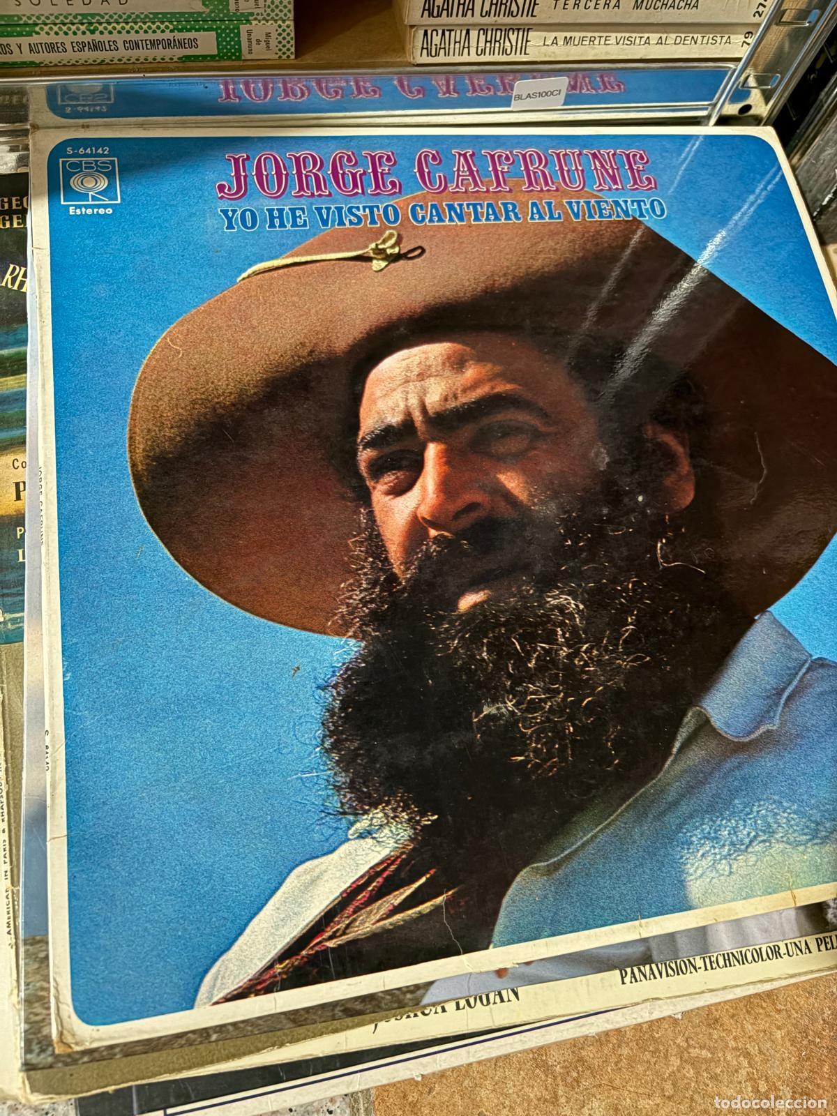 Discos de vinilo: BLAS100C1 - DISCO VINILO LP - Jorge Cafrune - Yo he visto cantar al viento - CBS