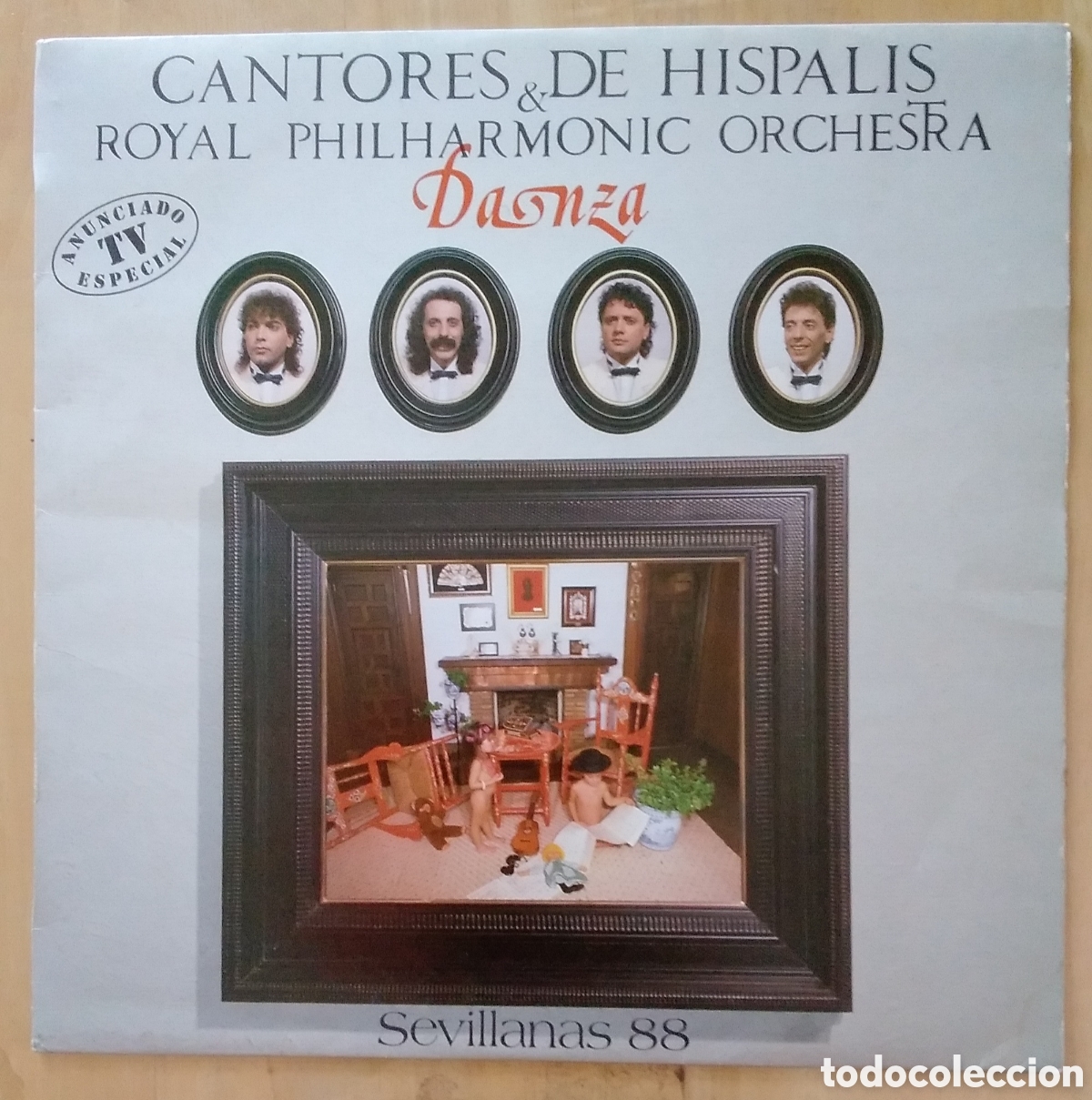 Discos de vinilo: DISCO VINILO. LP. DANZA. CANTORES DE HISPALIS.1987.SEVILLANAS