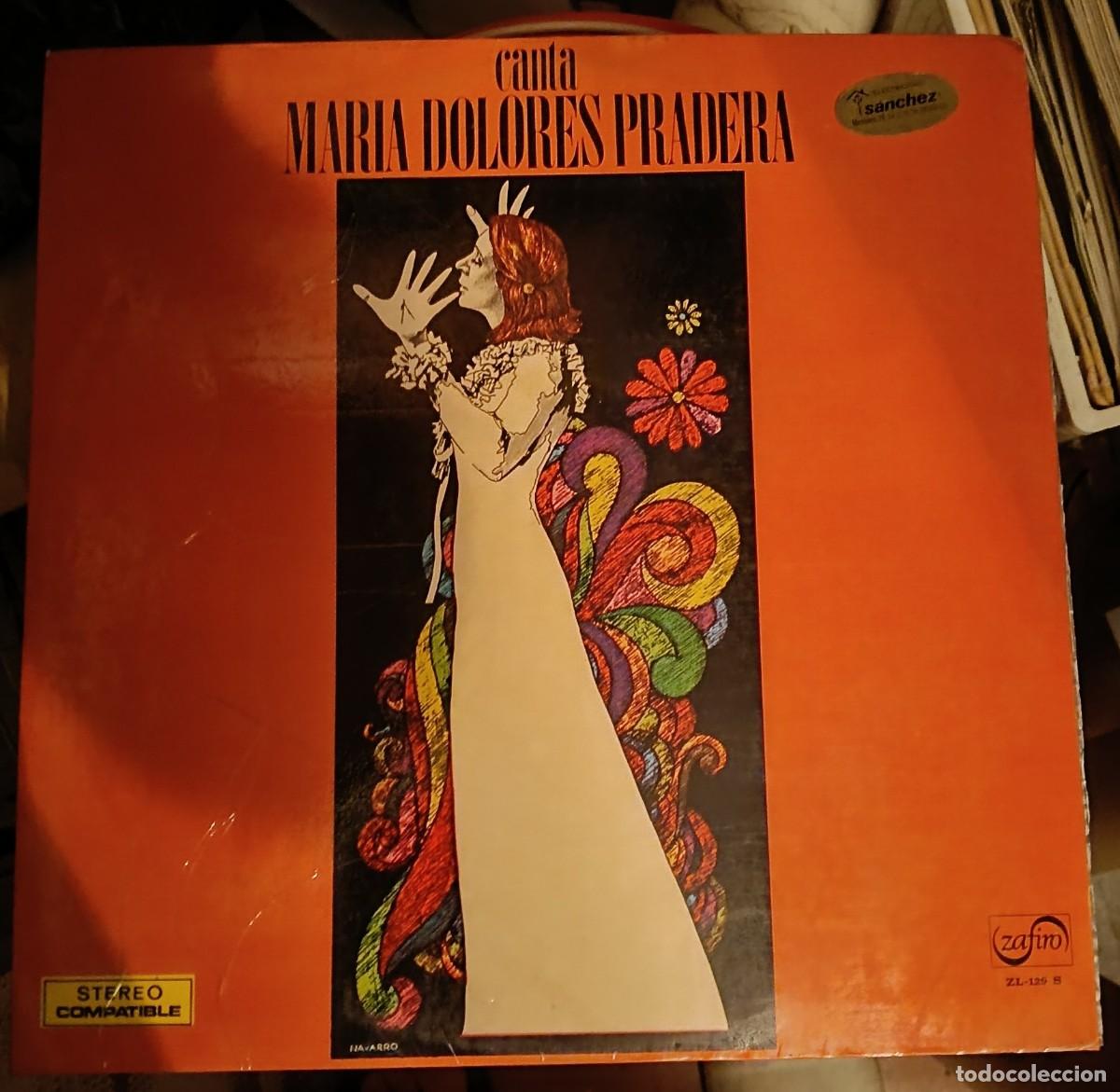 Disques de vinyle: Mar&iacute;a Dolores Pradera Canta Mar&iacute;a Dolores Pradera