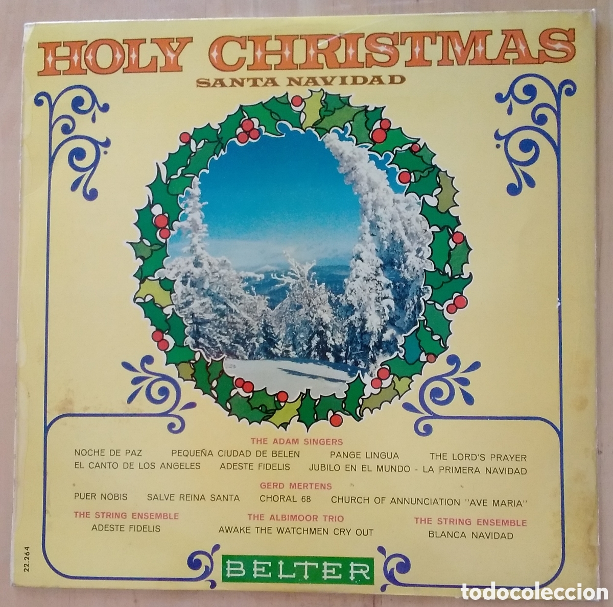 Discos de vinilo: DISCO VINILO. LP. RECOPILACI&Oacute;N CLASICA VILLANCICOS. BELTER. 1968