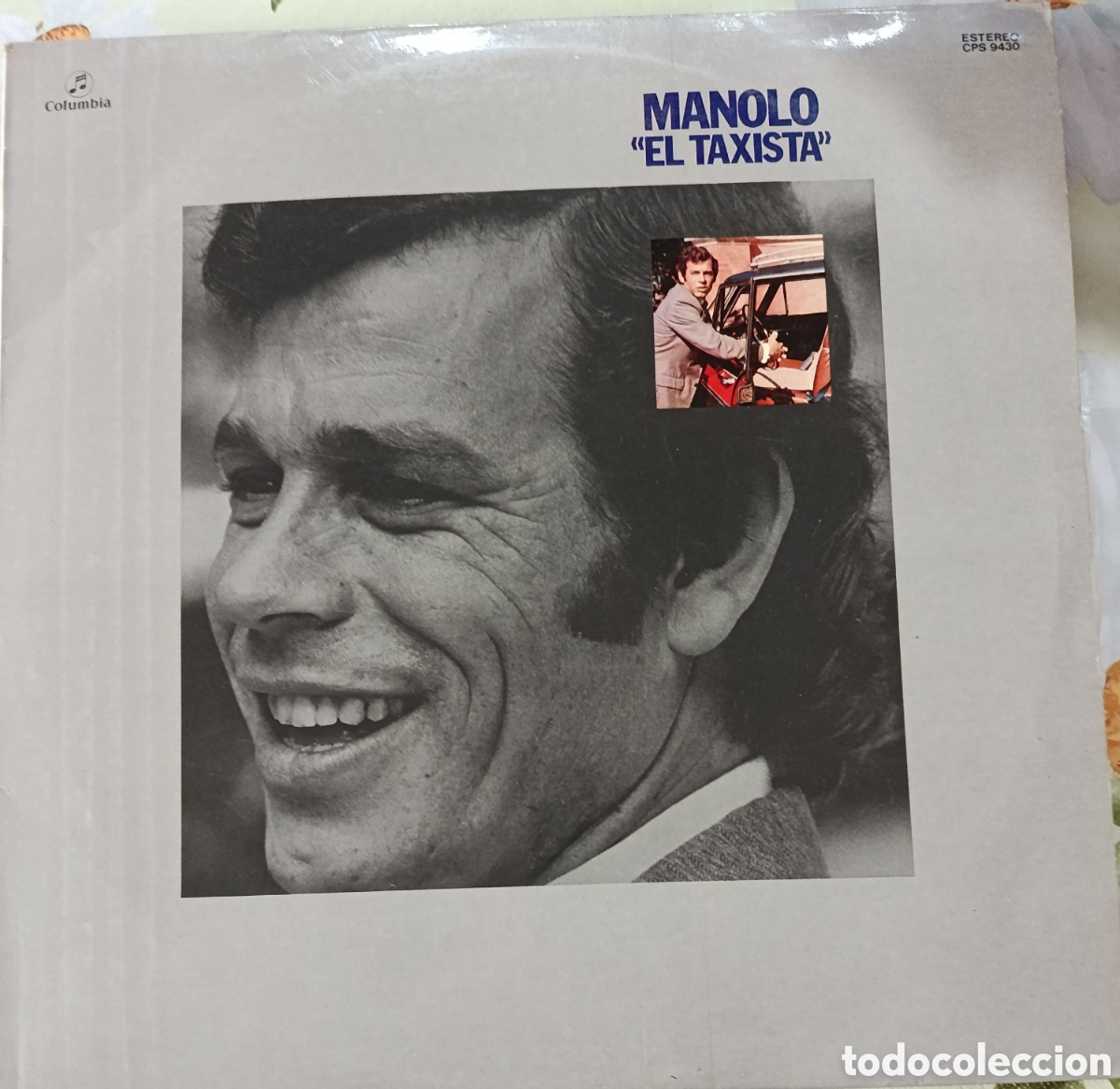 Discos de vinilo: Manolo el Taxista Lp sello Columbia editado en Espa&ntilde;a a&ntilde;o 1975.