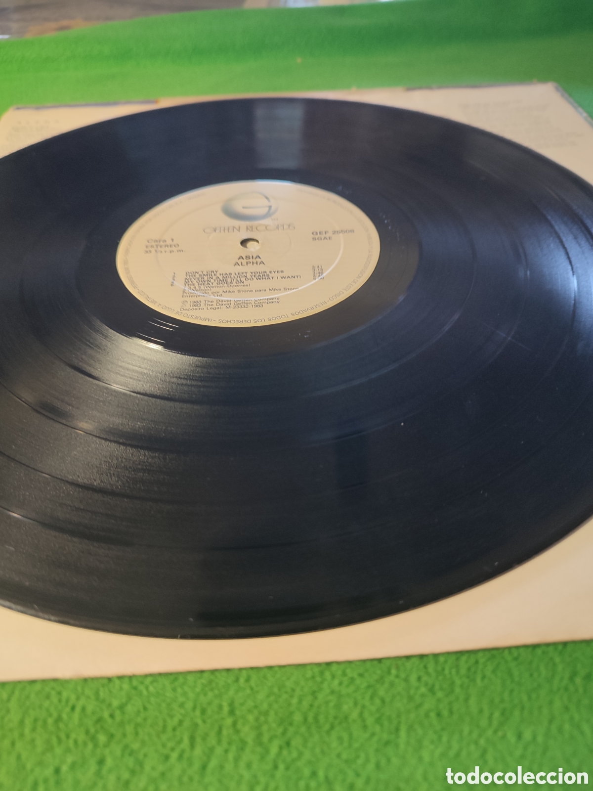 Discos de vinilo: Asia - Alpha Edici&oacute;n espa&ntilde;ola 1983 - Foto 3