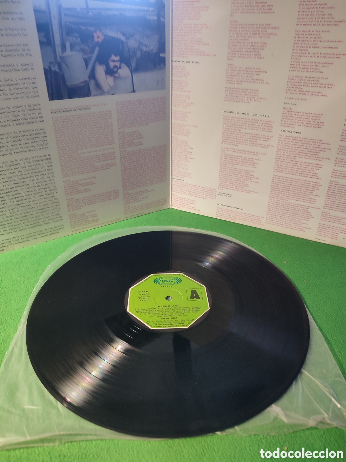 Discos de vinilo: Rafael Amor - El loco de la v&iacute;a 1979 - Foto 2
