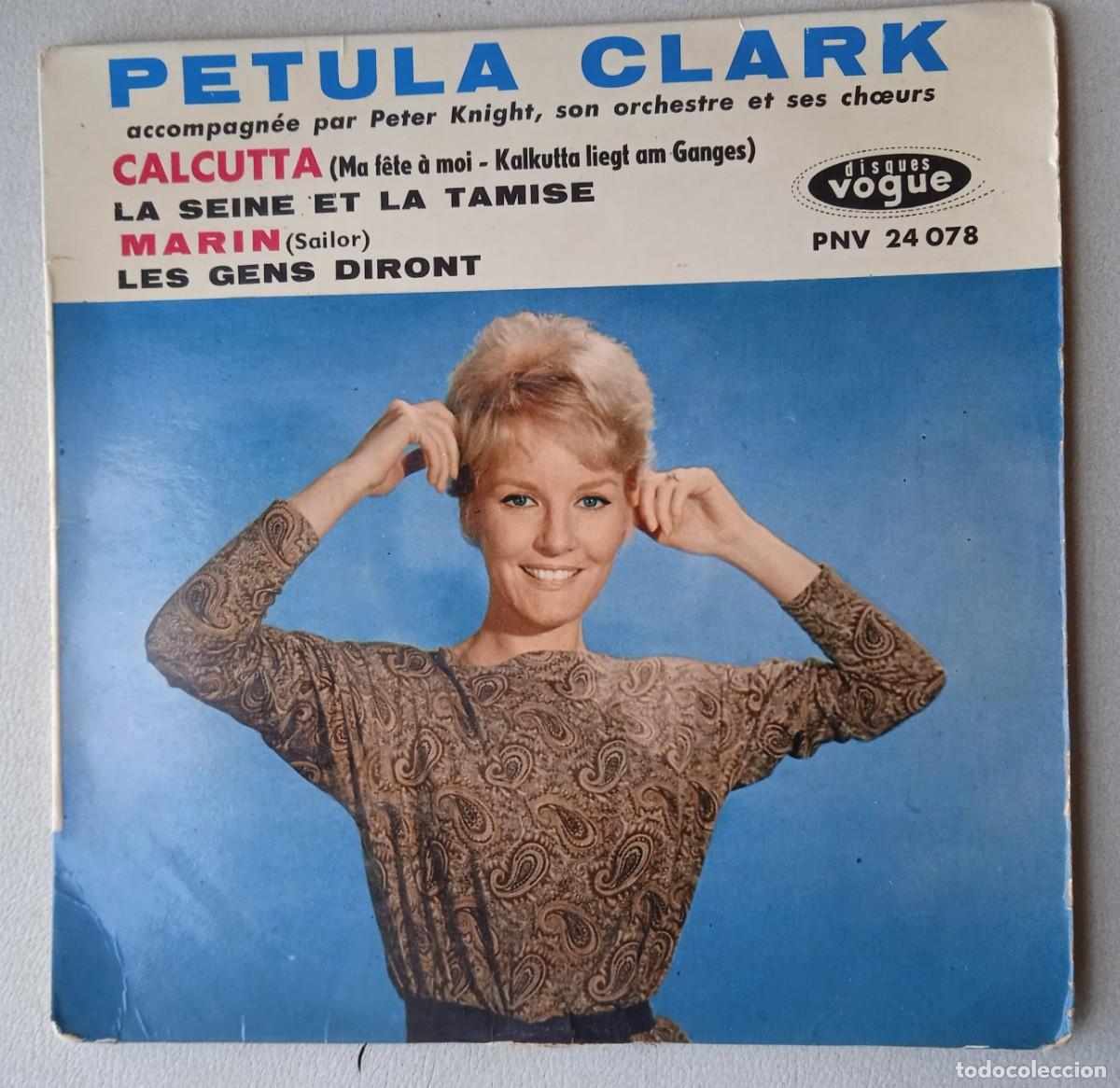 Vinyl-Schallplatten: PETULA CLARK / CALCUTA+3 / EDITADO EN FRANCIA / EP