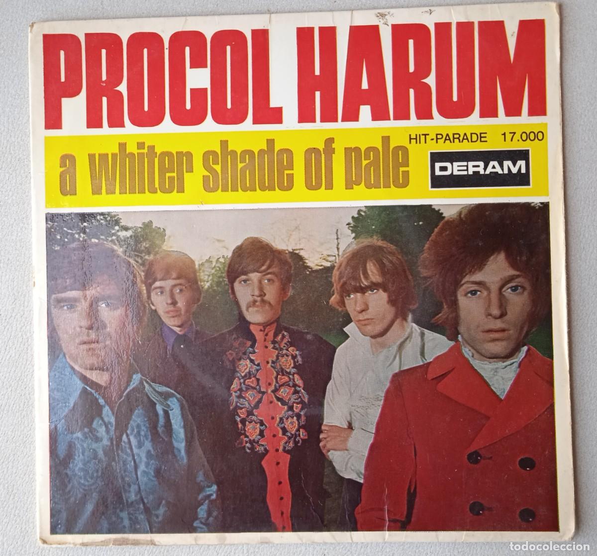 Discos de vinilo: PROCOL HARUM / A WHITER SHADE OF PALE / 1967 / EDITADO EN FRANCIA / SINGLE