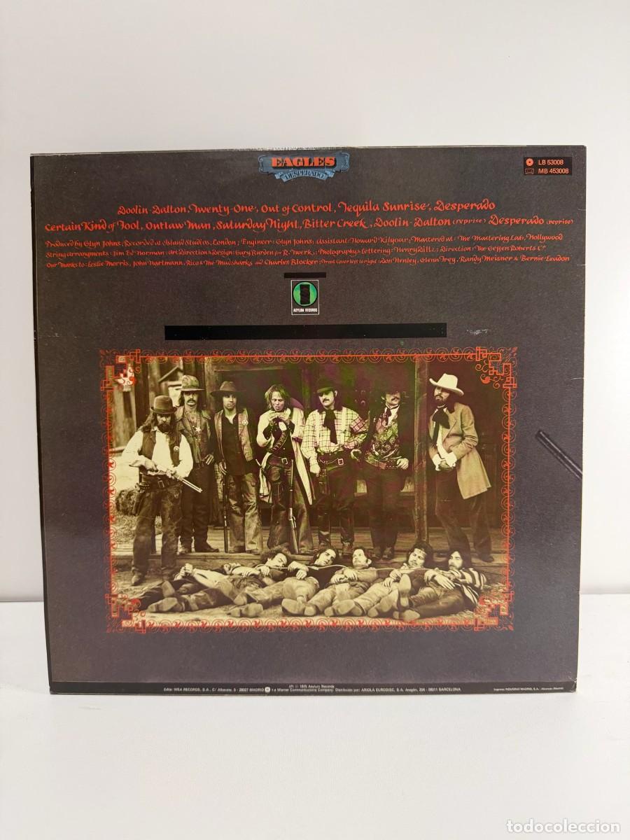 Discos de vinilo: EAGLES (LP) DESPERADO - A&Ntilde;O 1984 - Foto 2