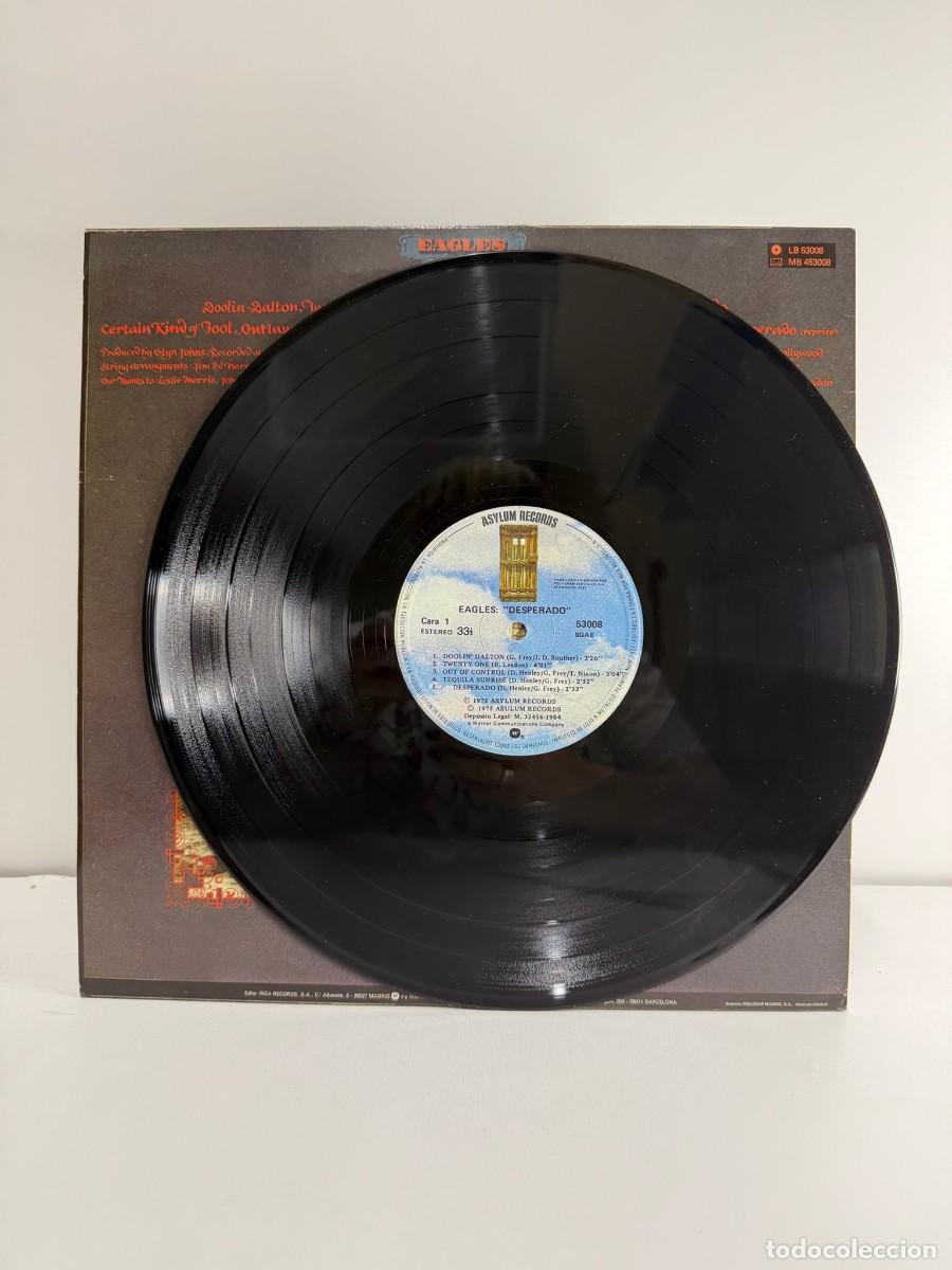 Discos de vinilo: EAGLES (LP) DESPERADO - A&Ntilde;O 1984 - Foto 3