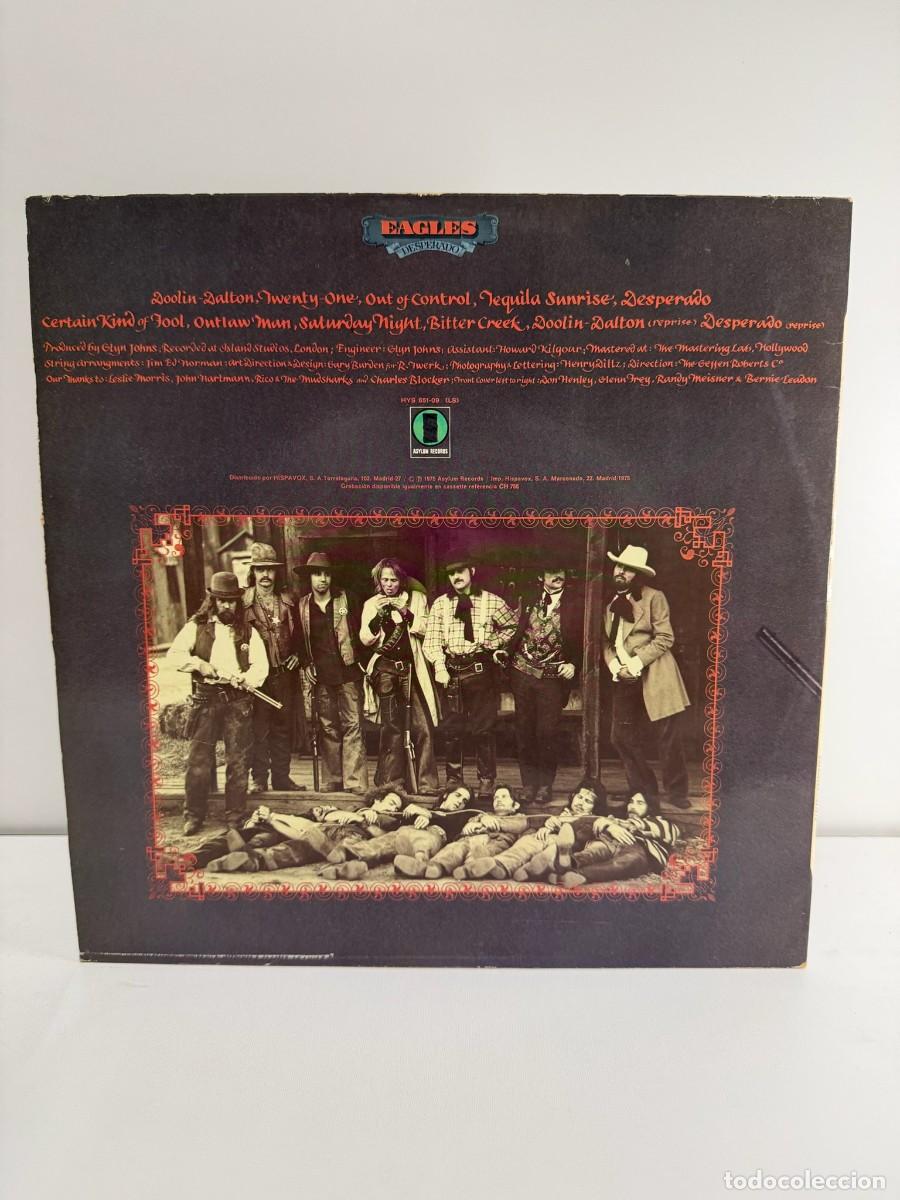 Discos de vinilo: EAGLES (LP) DESPERADO - A&Ntilde;O 1975 - Foto 2