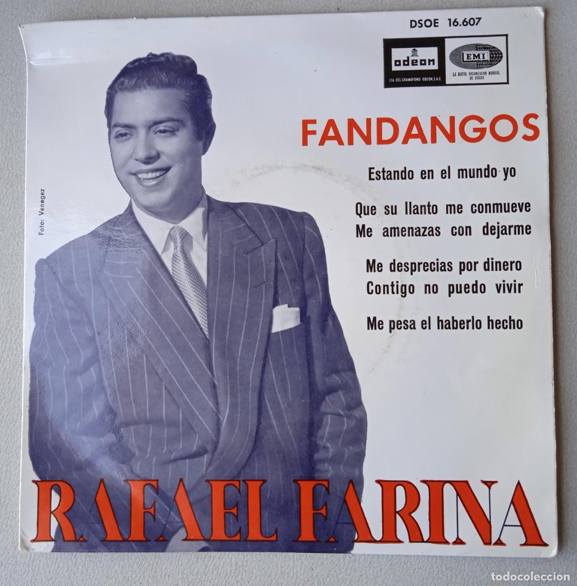 Discos de vinilo: RAFAEL FARINA / ESTANDO EN EL MUNDO YO+3 / 1964 / EP
