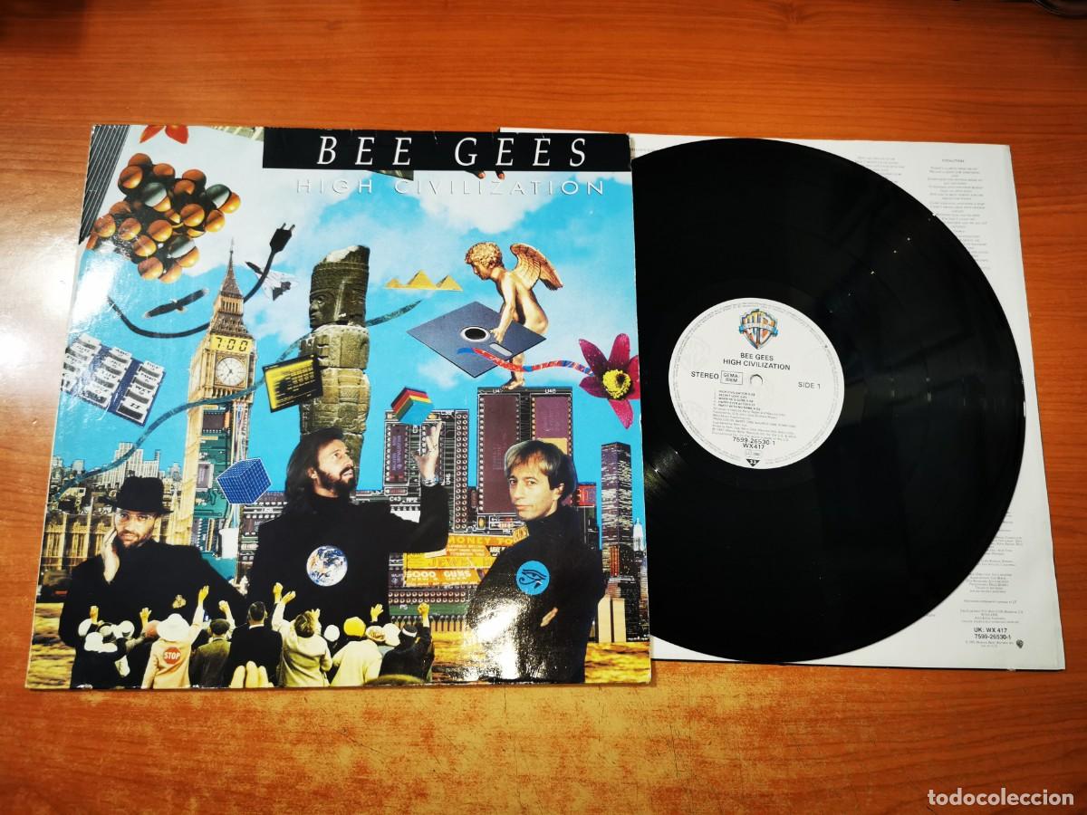 Discos de vinilo: BEE GEES High civilization LP VINILO DEL A&Ntilde;O 1991 ALEMANIA CON ENCARTE BARRY GIBB CONTIENE 10 TEMAS