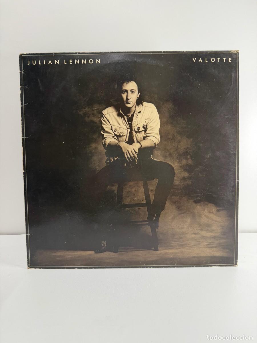Discos de vinilo: JULIAN LENNON (LP) VALOTTE - A&Ntilde;O 1984 - ENCARTE CON CREDITOS