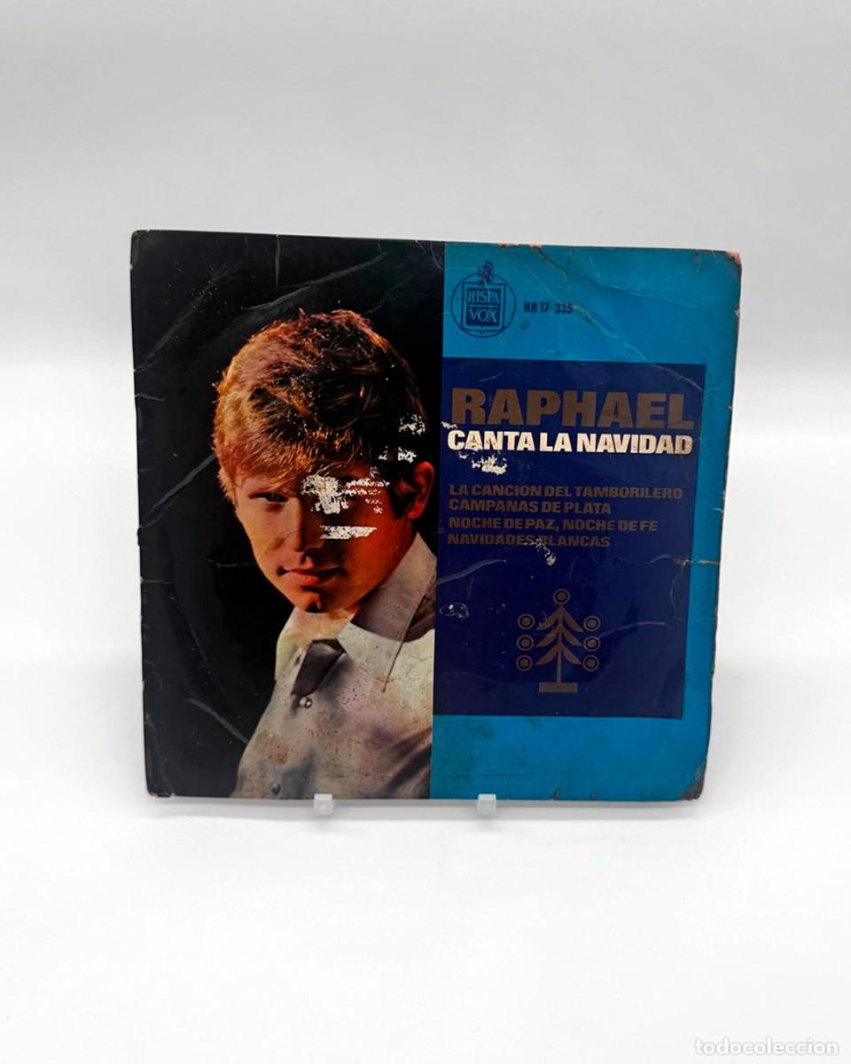 Discos de vinilo: Raphael Canta La Navidad EP Vinilo 7&rdquo; Hispavox 1965 Tamborilero