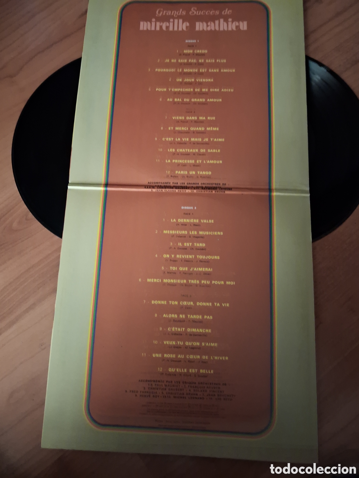 Discos de vinilo: Mireille Mathieu&nbsp;&ndash;&nbsp;Grands Succ&egrave;s De Mireille Mathieu &ldquo;Mon Credo Doble lp - Foto 2